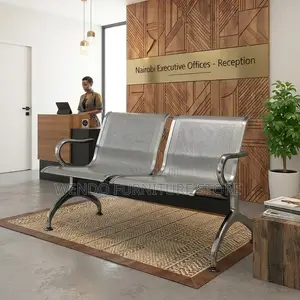 Office Benches; Metallic Two Seaters Reception Benches
