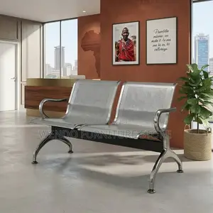 Office Benches; Metallic Two Seaters Reception Benches