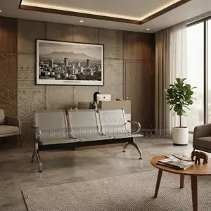 Office Benches; Metallic Two Seaters Reception Benches