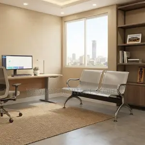 Office Benches; Metallic Two Seaters Reception Benches