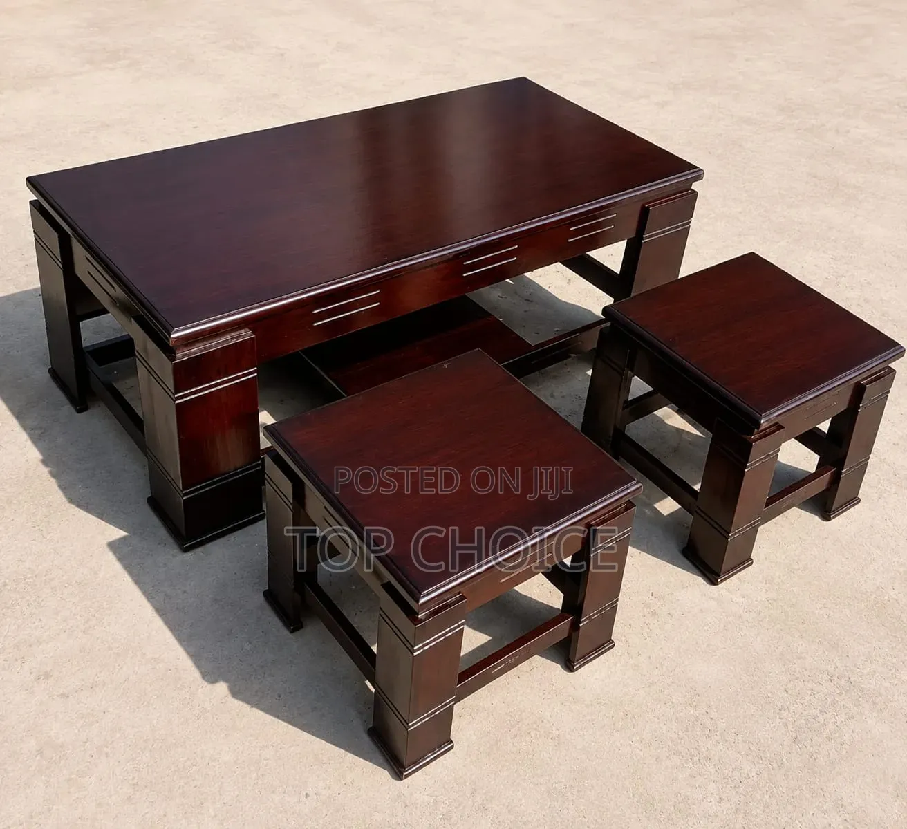 Wooden Coffee Table Set