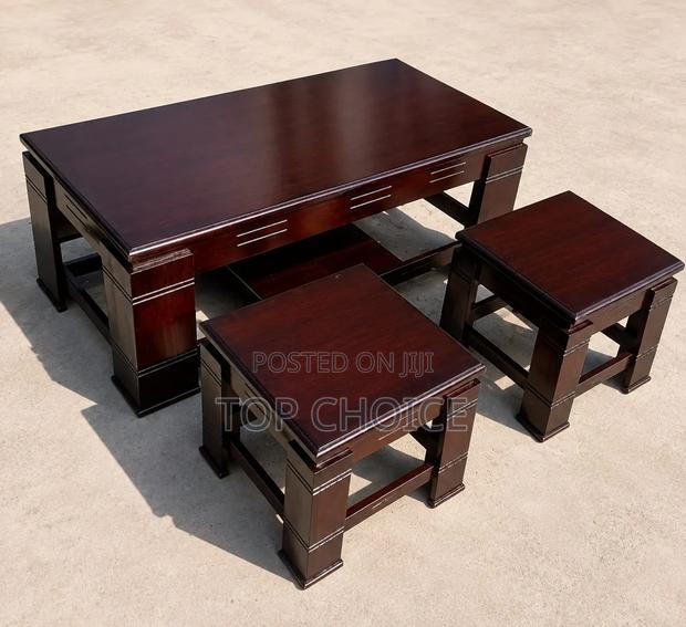Wooden Coffee Table Set