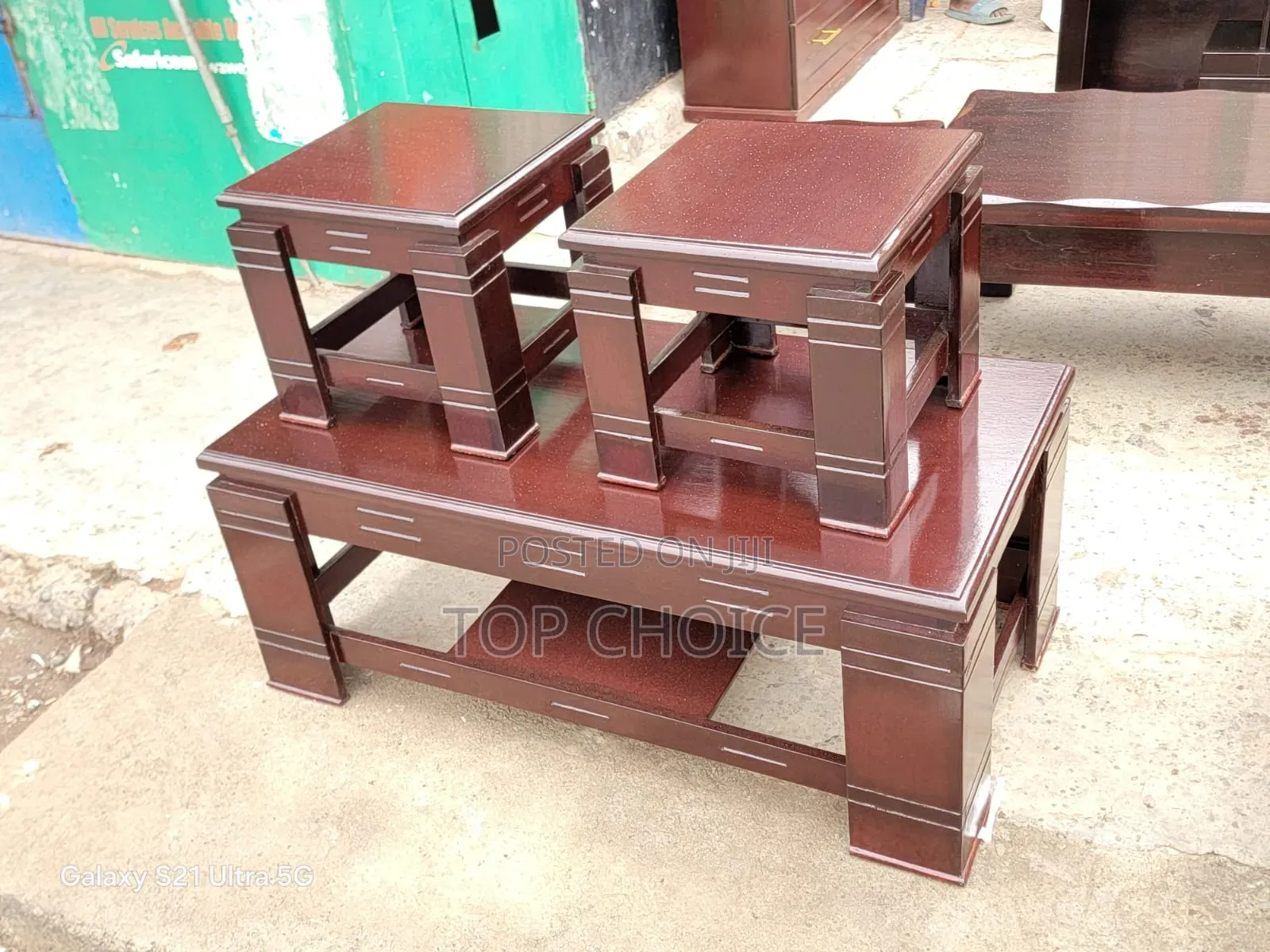 Wooden Coffee Table Set
