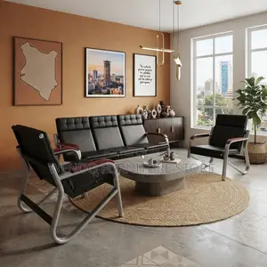Office Sofa; Executive Five Seaters Leather Office Lobbies Sofa Set