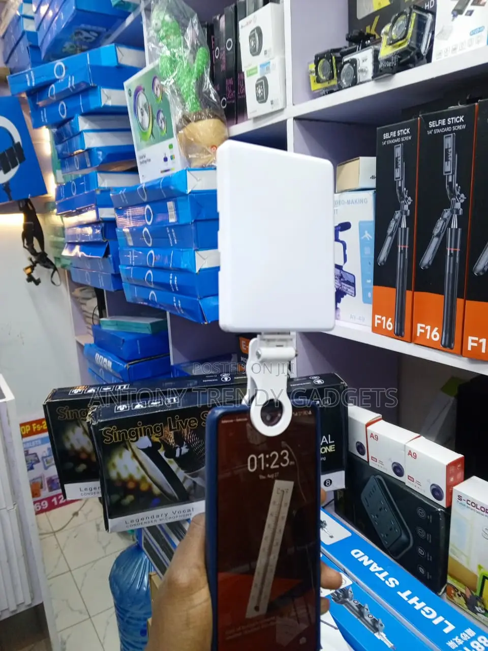 60 LED Portable Video Light With Clip for Live Streaming & Vlog