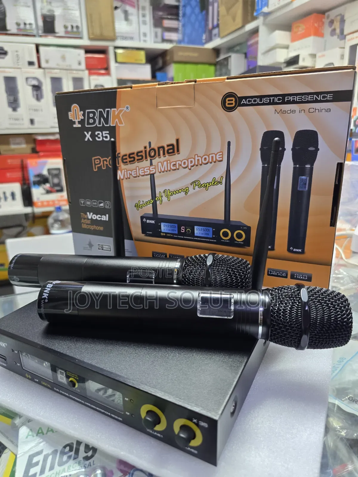 Professional BNK X35 Wireless Microphone – Dual Channel