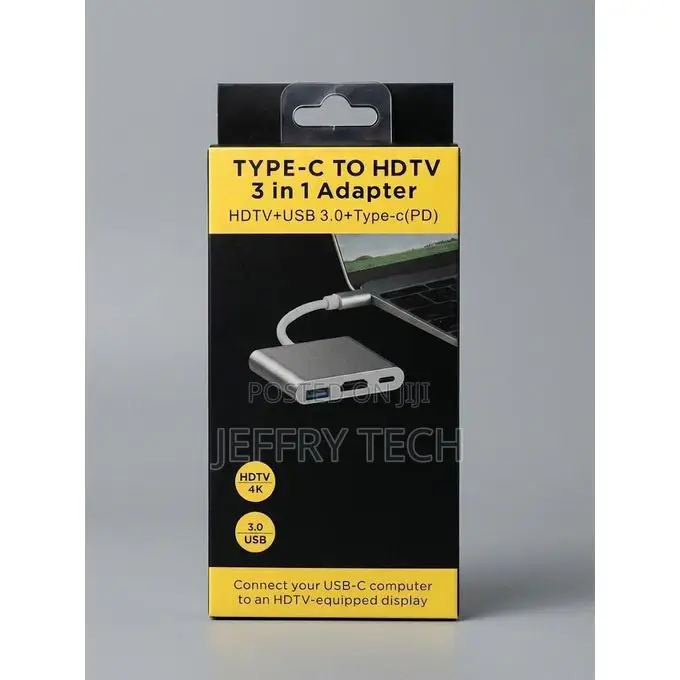 3-in-1 Type-C to HDTV Adapter Hub