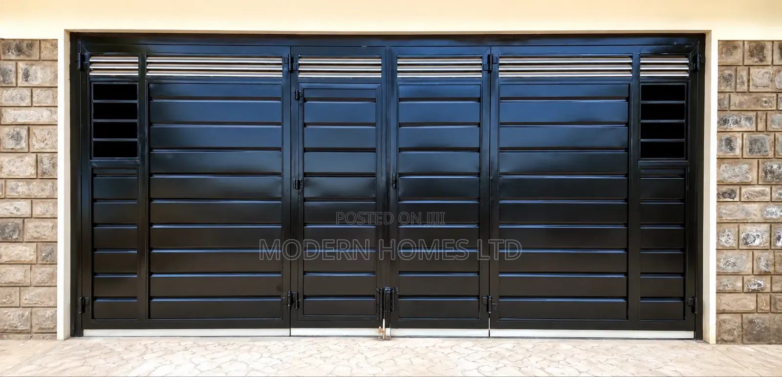Heavy Duty Custom Steel Garage Doors - Supply & Installation Kenya