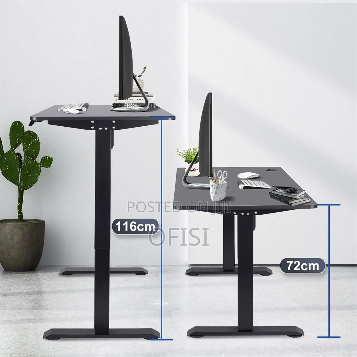 Office Desk; Adjustable Electric Office Desk
