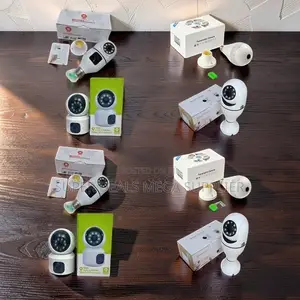 Remote Monitoring PTZ Rotating Single Dual Lens Wifi Bulb Cameras