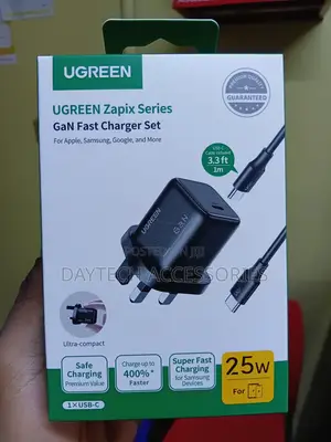UGREEN 25W Type-C GaN Fast Charger UK – X517 – 75954
