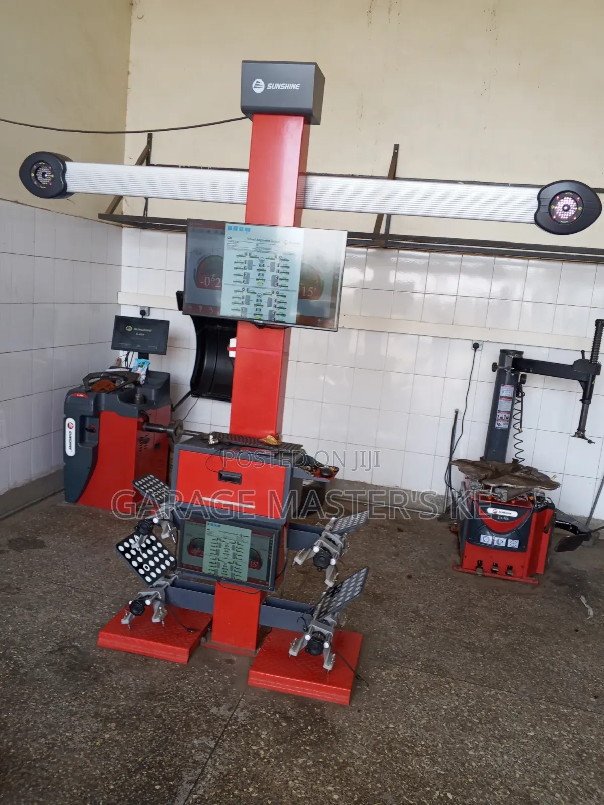 Exactness 3 D Wheel Alignment Machine