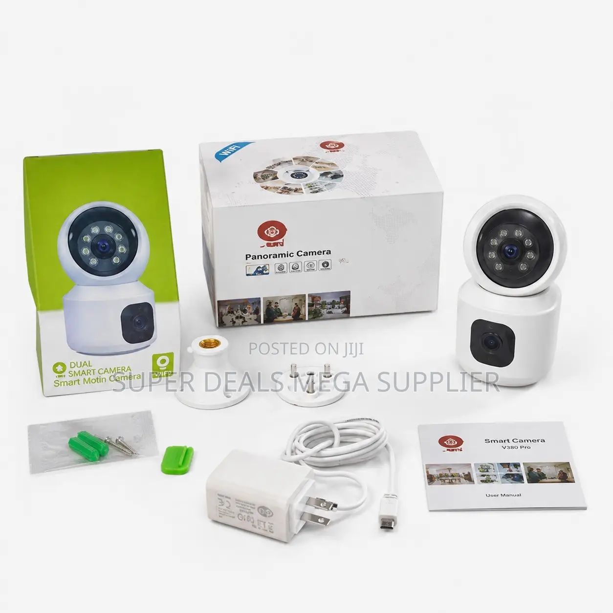 Infrared Night Vision PTZ Rotating Single Dual Lens Wifi Bulb Cameras