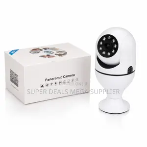 Color Night Vision PTZ Rotating Single Dual Lens Wifi Bulb Cameras