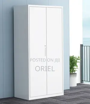 Office Cabinet : 2-Door Full Metal Storage Cabinet