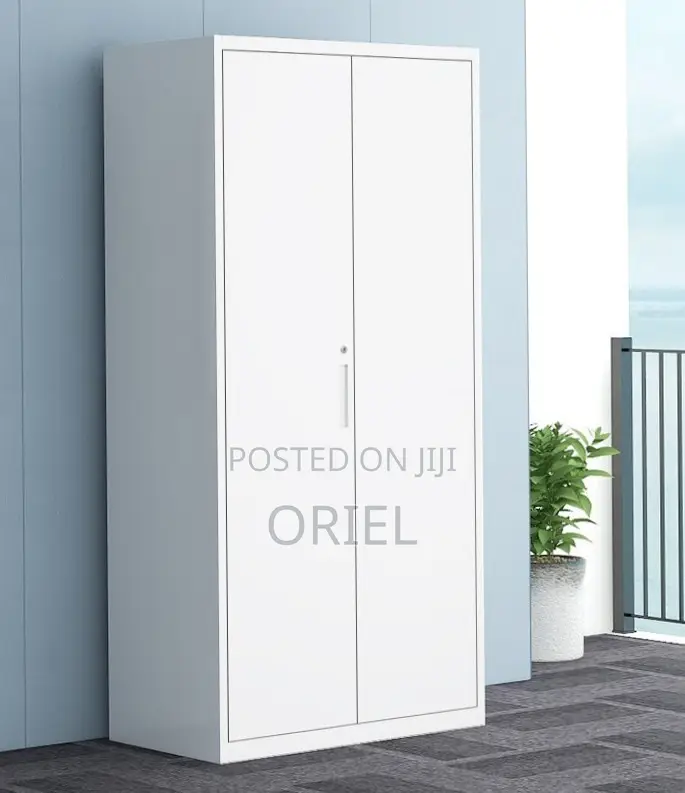 Office Cabinet : 2-Door Full Metal Storage Cabinet