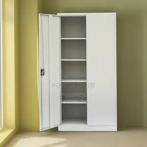Office Cabinet : 2-Door Full Metal Storage Cabinet