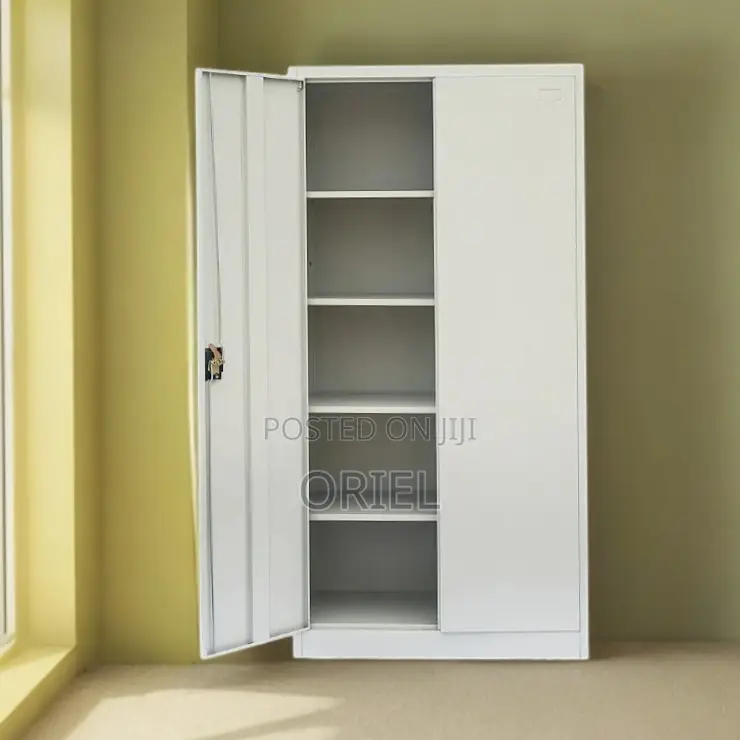 Office Cabinet : 2-Door Full Metal Storage Cabinet