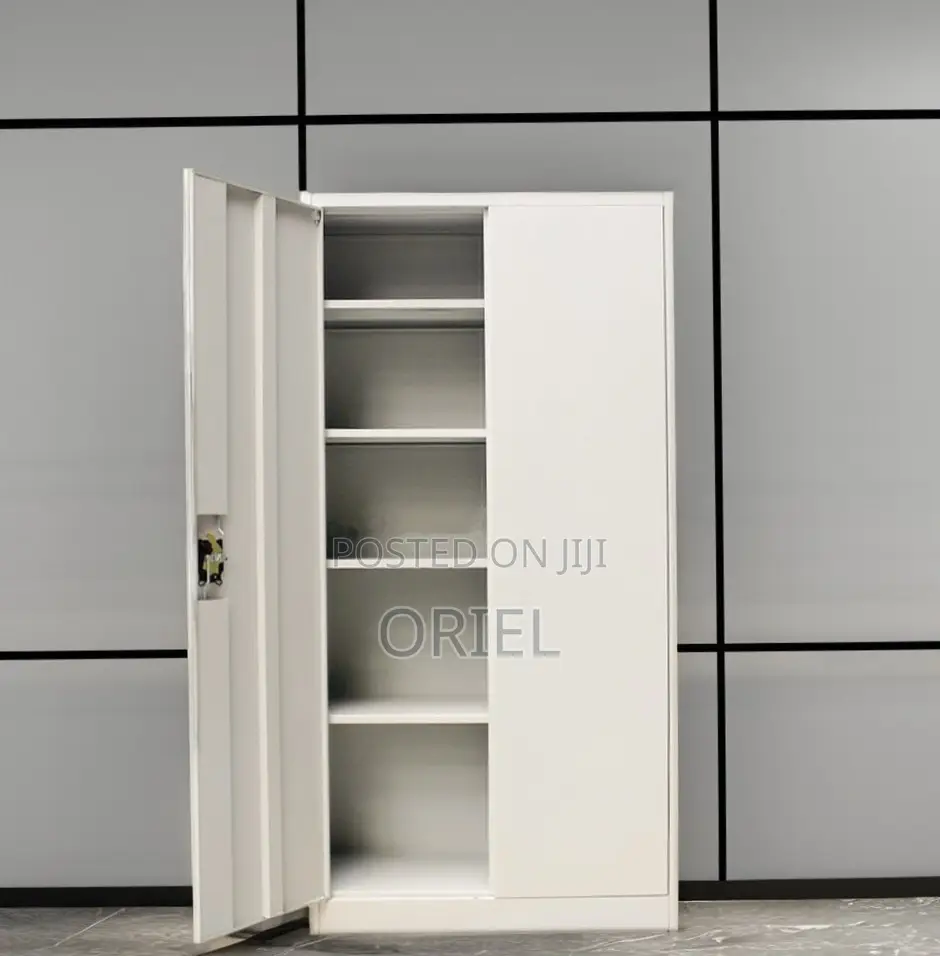 Office Cabinet : 2-Door Full Metal Storage Cabinet