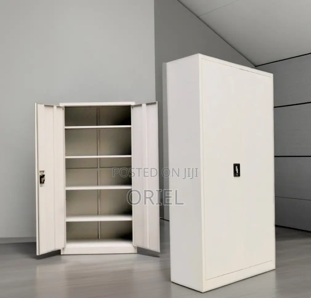 Office Cabinet : 2-Door Full Metal Storage Cabinet