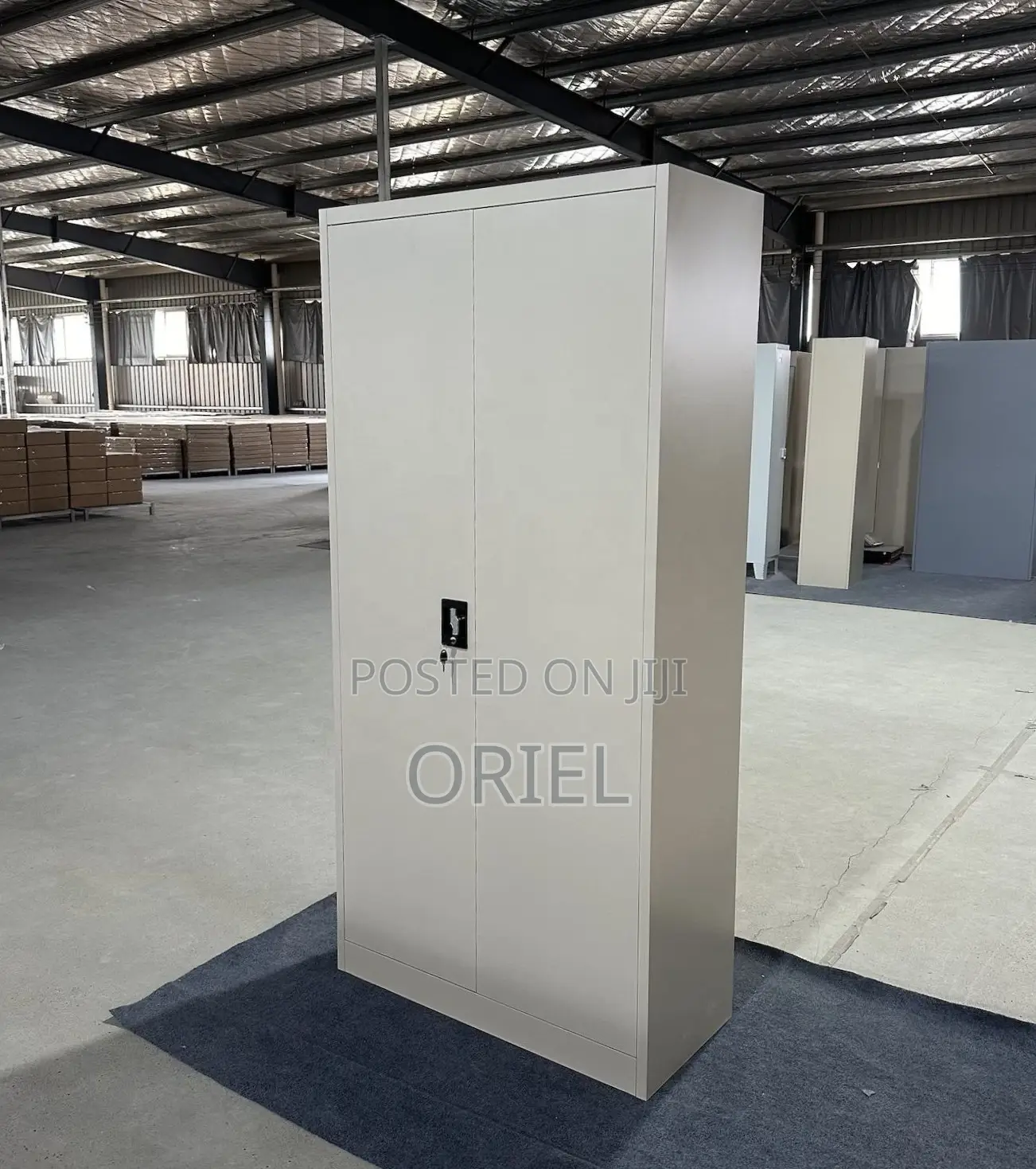 Office Cabinet : 2-Door Full Metal Storage Cabinet