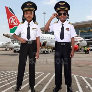 (4-12 Yrs )  Dress Up America Pilot Uniform for Kids.