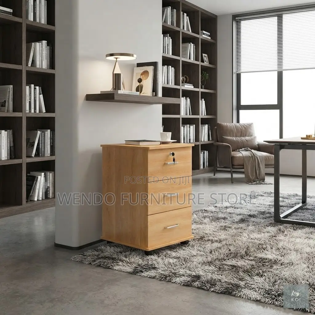 Office Cabinet : 3-Drawer Mobile Office Pedestal Cabinet
