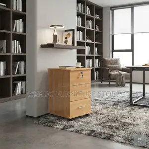 Office Cabinet : 3-Drawer Mobile Office Pedestal Cabinet