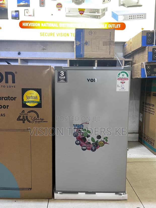VON 90Ltrs Single Door Top Freezer Refrigerator