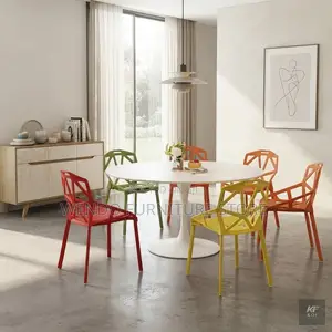 Dining Table : Modern White Round Dining Table