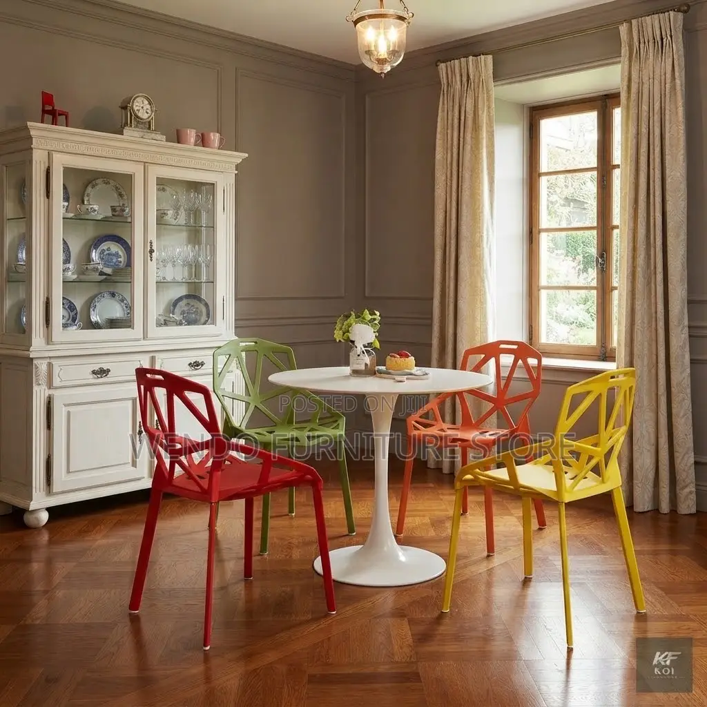 Dining Table : Modern White Round Dining Table