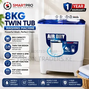 Smart Pro 8kg Twin Tub Top Load Washing Machine