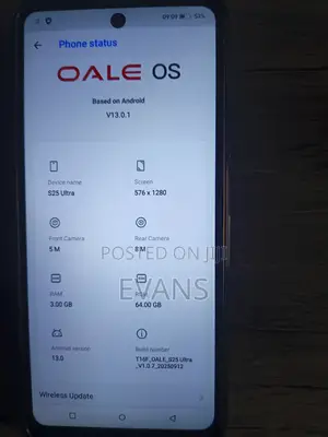 Oale S25 Ultra 64 GB Black