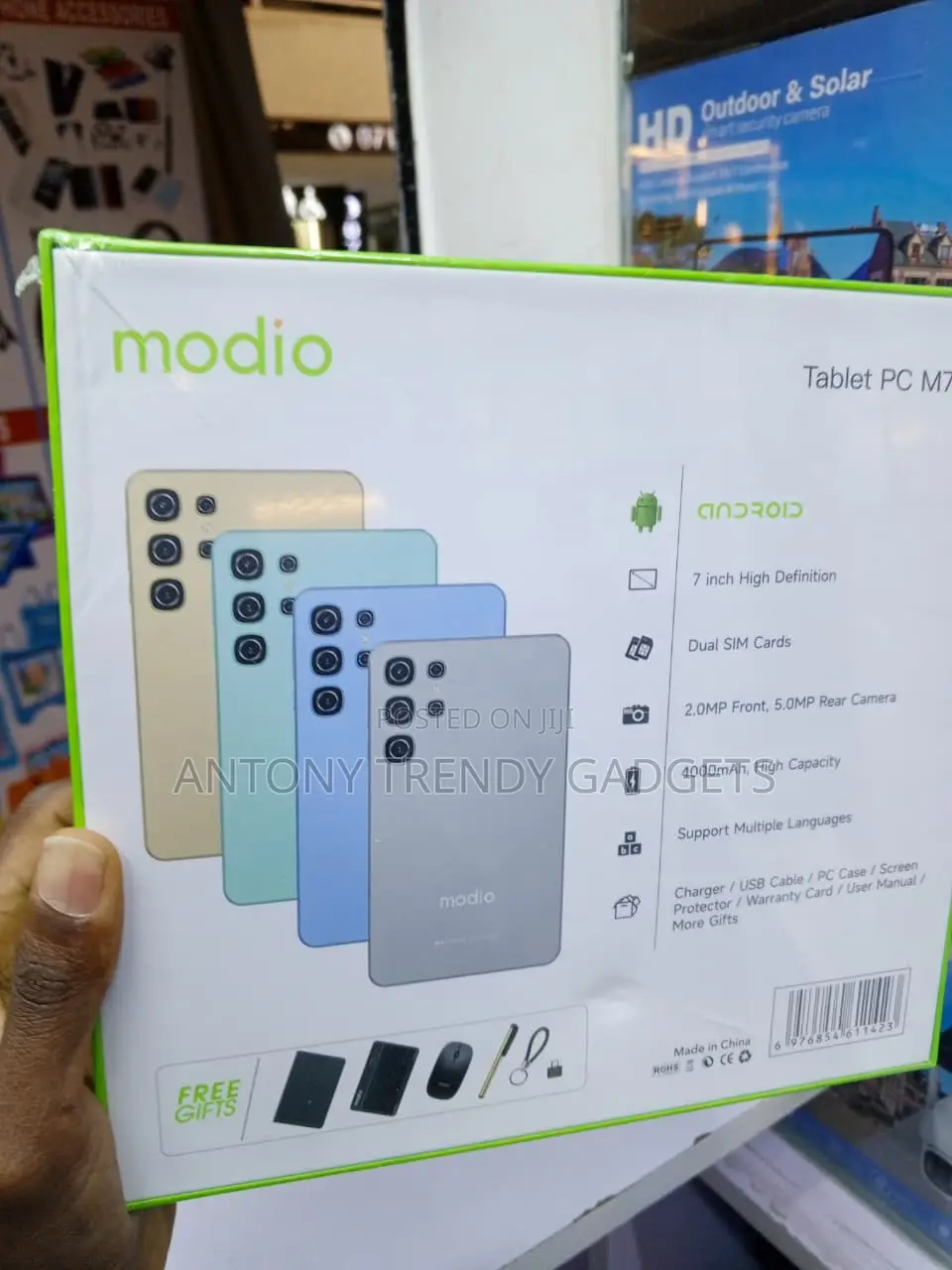 7-Inch Modio M798 Tablet 8gb Ram 512gb Rom Dual Sim 4g Lte Keyboard