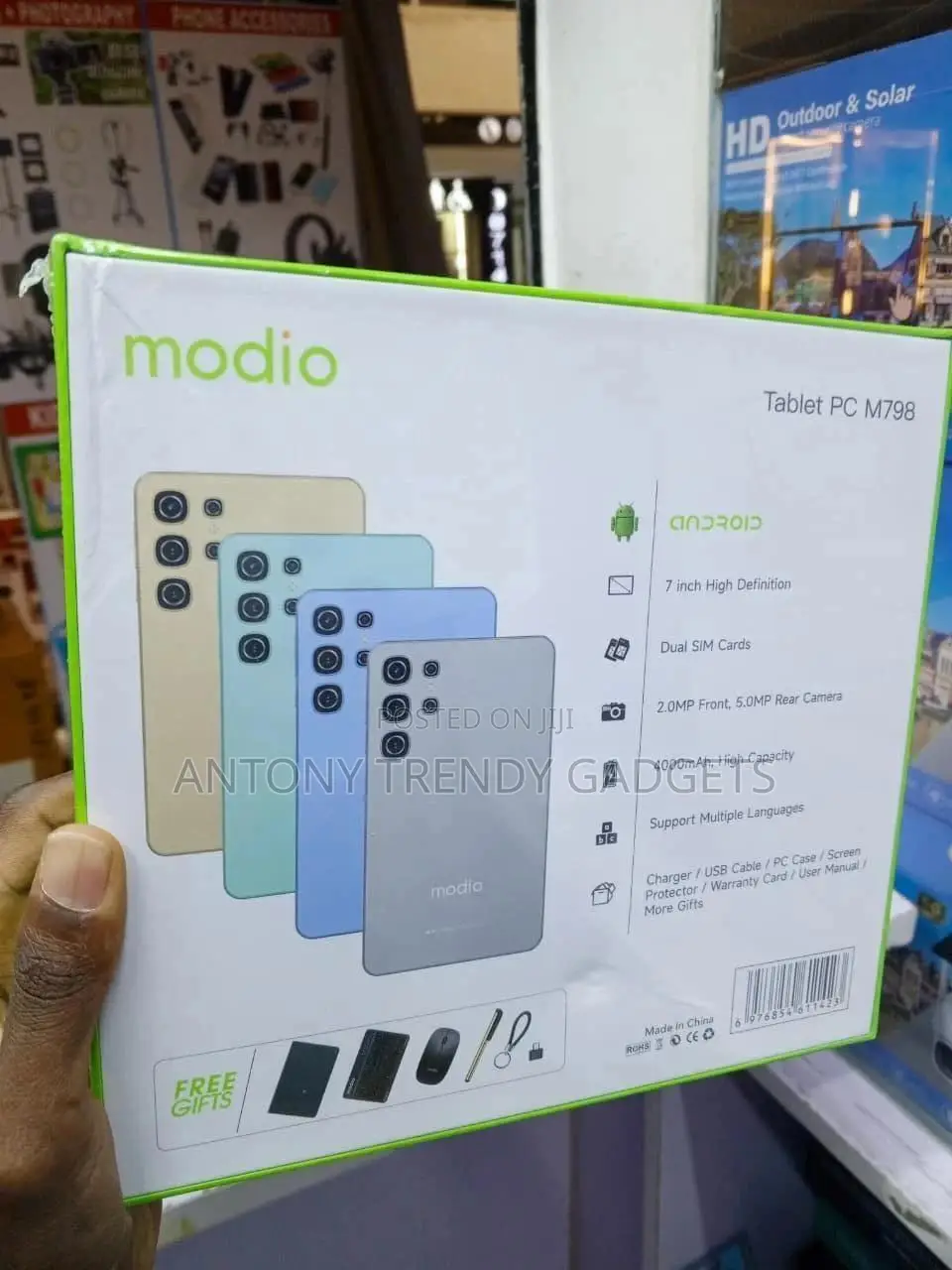 7-Inch Modio M798 Tablet 8gb Ram 512gb Rom Dual Sim 4g Lte Keyboard