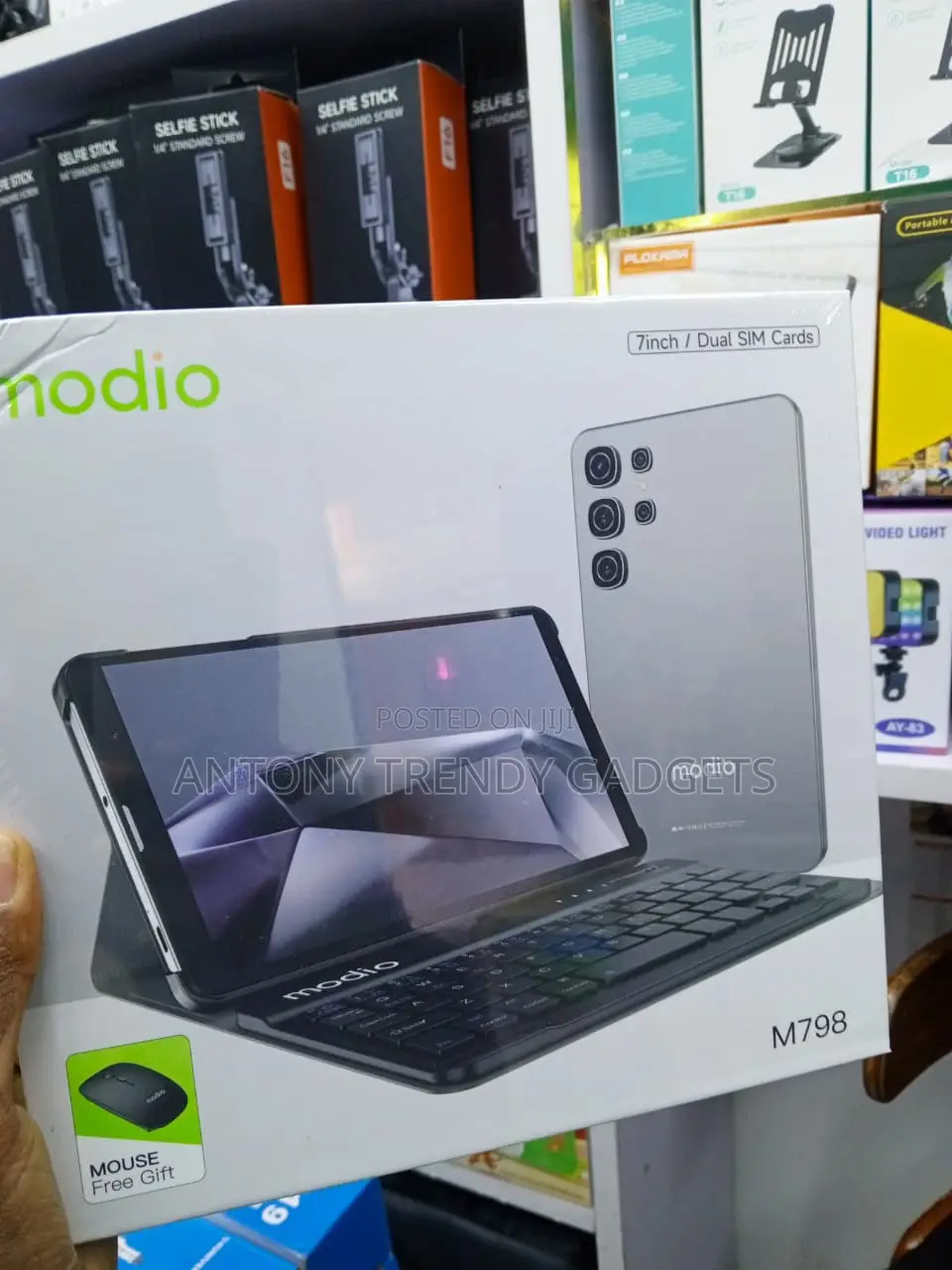 Modio M798 4g Android Tablet Dual Sim 8gb Ram 512gb Rom Keyboard Mouse