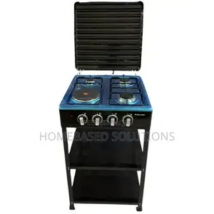 Electromate 3 + 1 Standing Cooker With Shelves