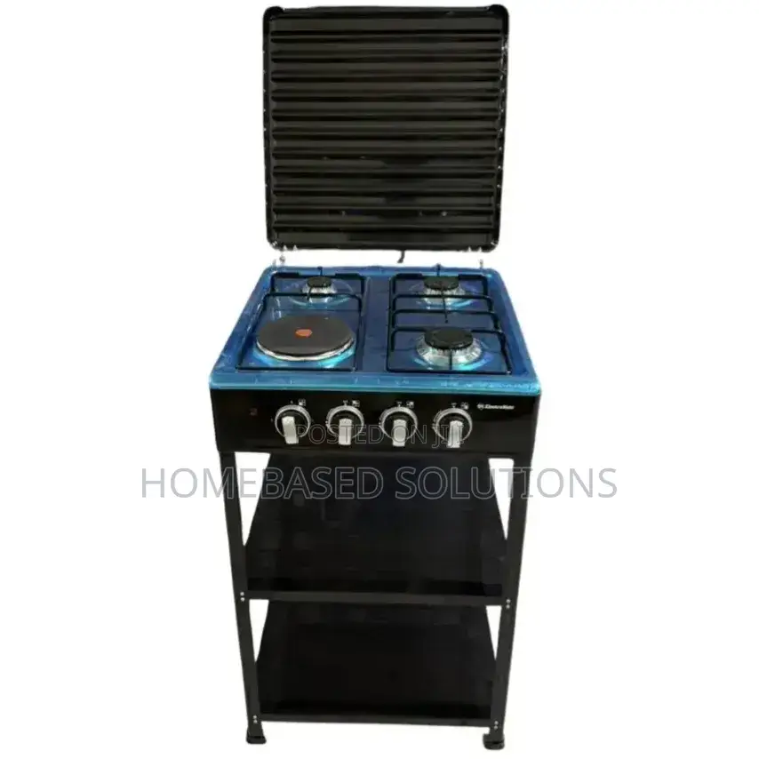 Electromate 3 + 1 Standing Cooker With Shelves