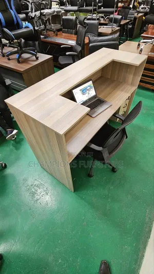 Modern Oak Reception Desk