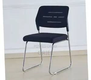 Office Chair : Medium Back Sled Base Office Visitor Chair