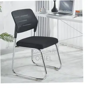 Office Chair : Medium Back Sled Base Office Visitor Chair