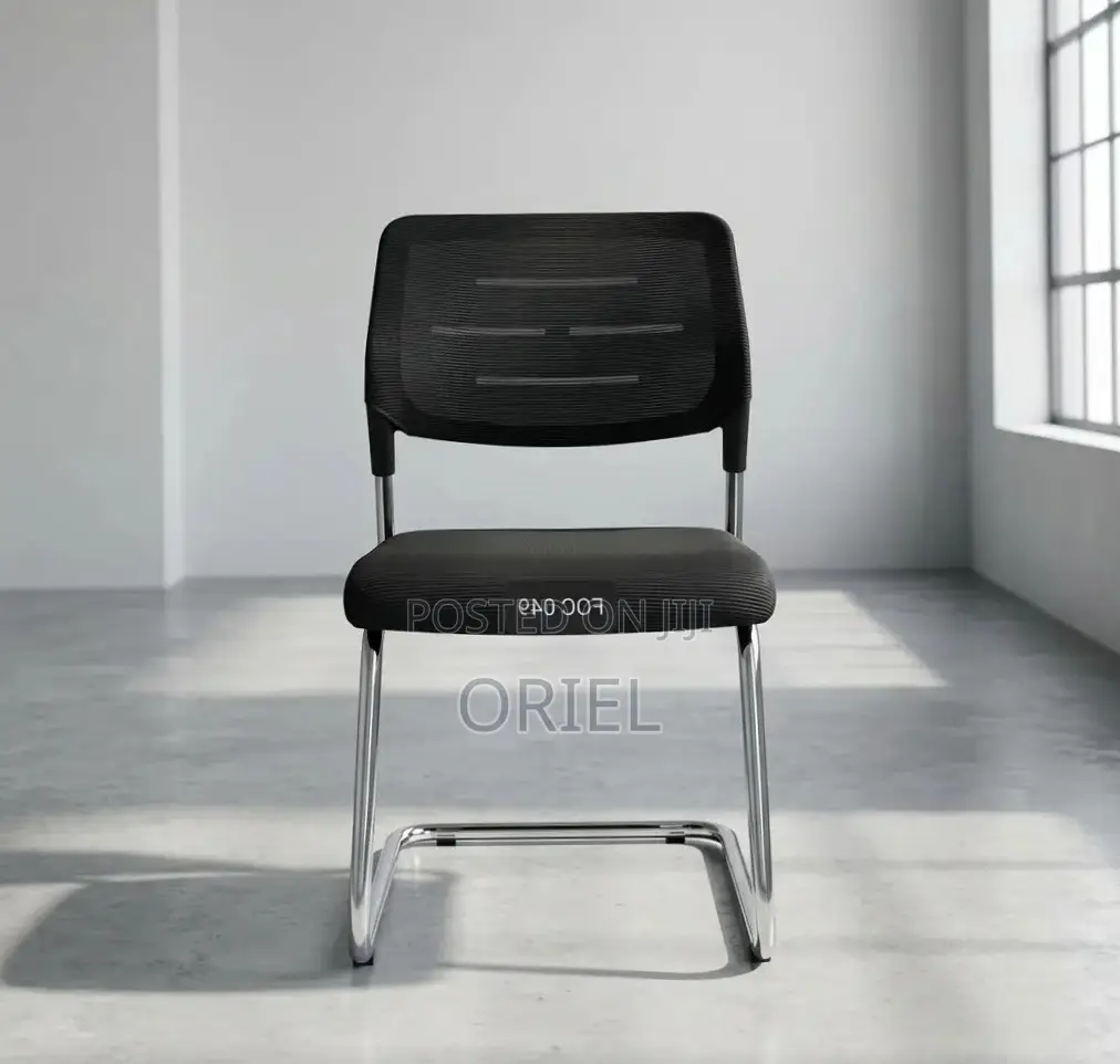 Office Chair : Medium Back Sled Base Office Visitor Chair