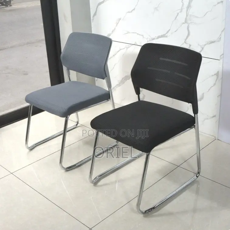 Office Chair : Medium Back Sled Base Office Visitor Chair