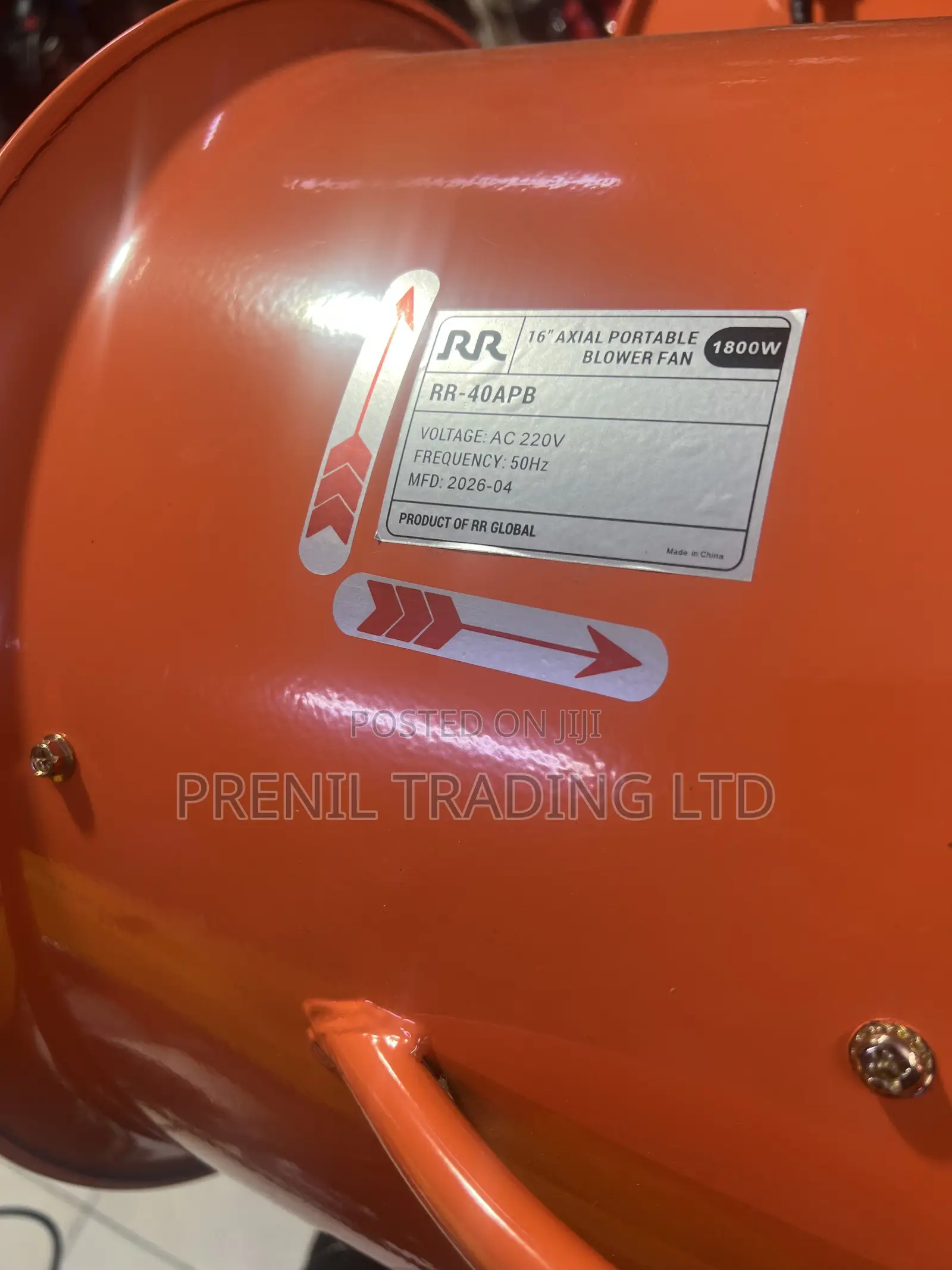 Axial Portable Blower Fan