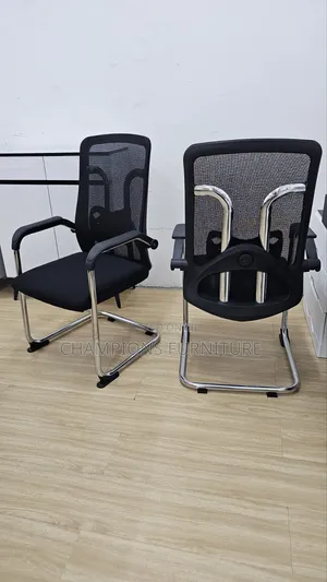 Chrome Frame Mesh Visitors/Boardroom Chair
