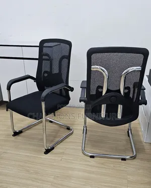 Chrome Frame Mesh Visitors/Boardroom Chair