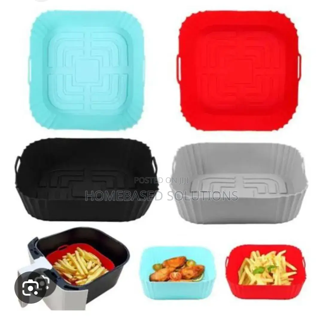 Silicone Air Fryer Liners Round and Rectangular