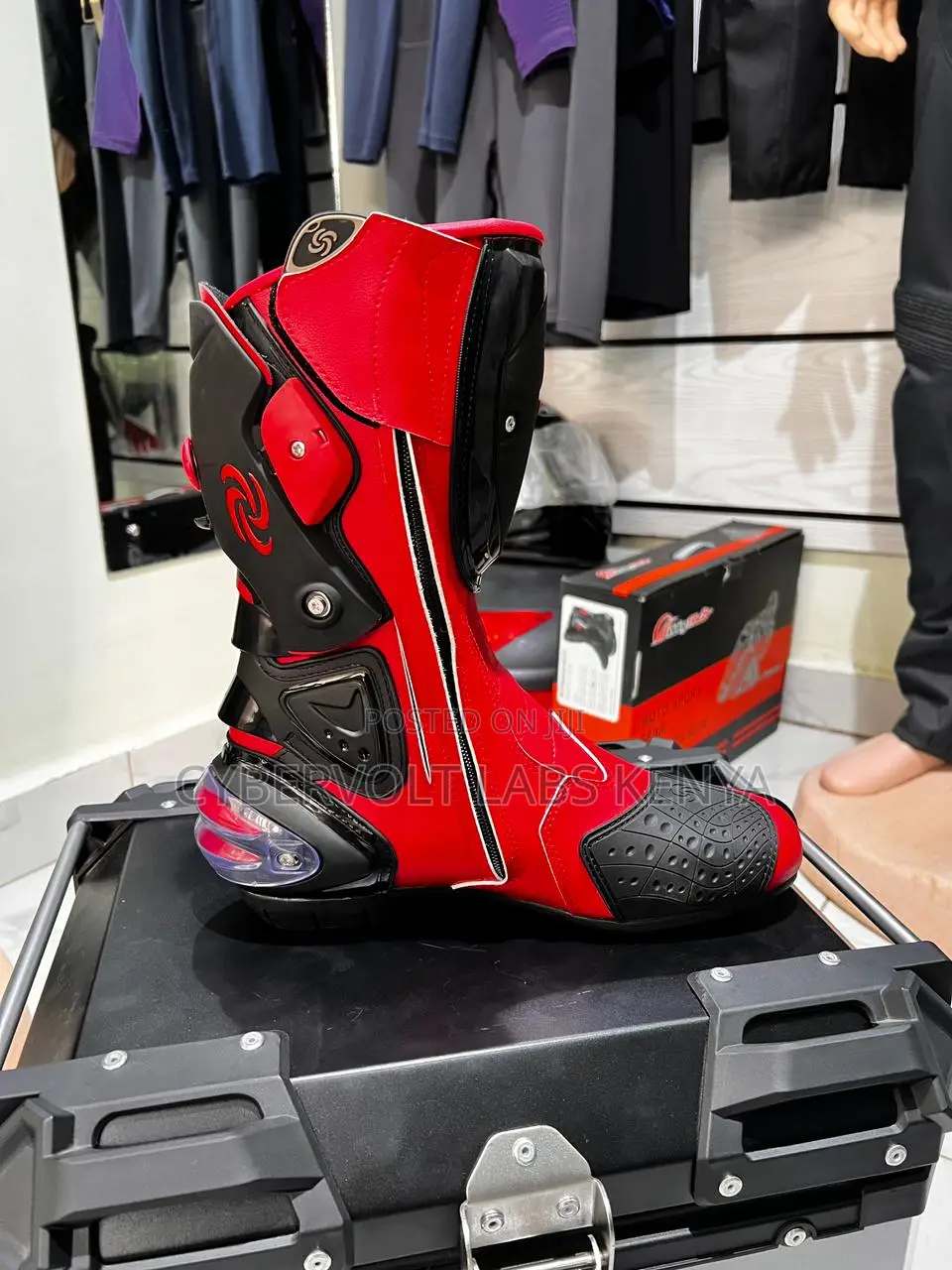 SPEED Motorcycle Racing Boots – Protective Riding Boots