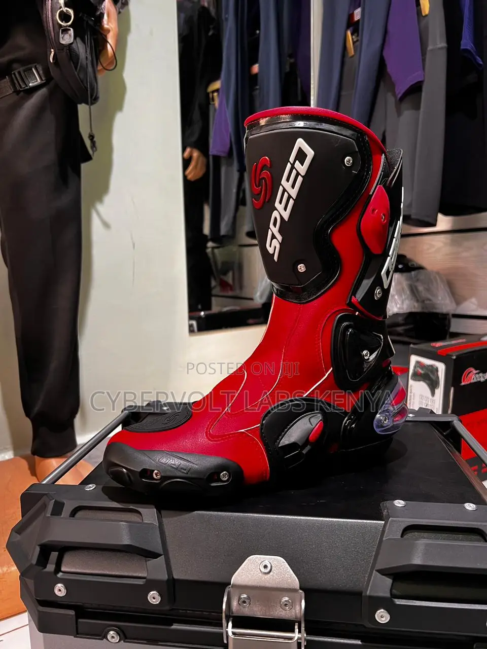 SPEED Motorcycle Racing Boots – Protective Riding Boots