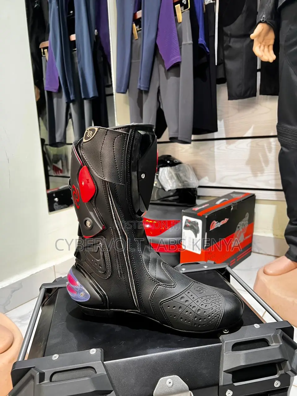 SPEED Motorcycle Racing Boots – Protective Riding Boots